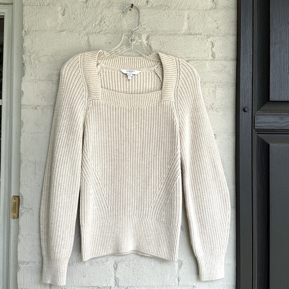 LK Bennett Agnes Knitted Top Cream Pullover Sweater Size XS - Picture 2 of 13